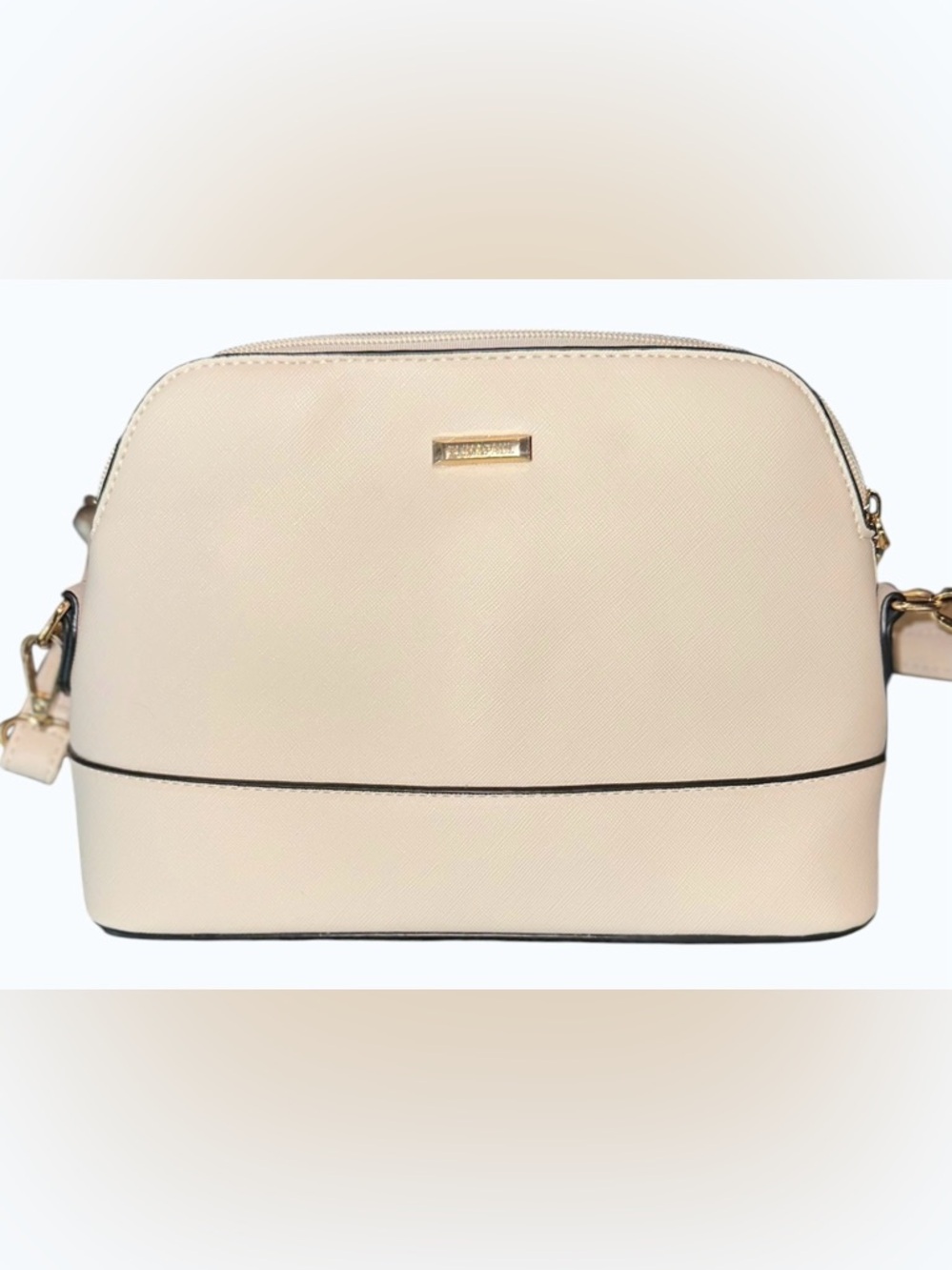 Elim Paul Ivory 3-Pc Handbag Set Faux Leather Crossbody Shoulder Bag & Tote - Picture 8 of 14